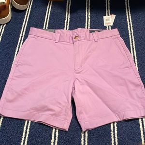 Mens Purple Vineyard Vines 7 inch class fit breaker shorts